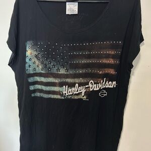 Harley-Davidson Black Tee with Logo
